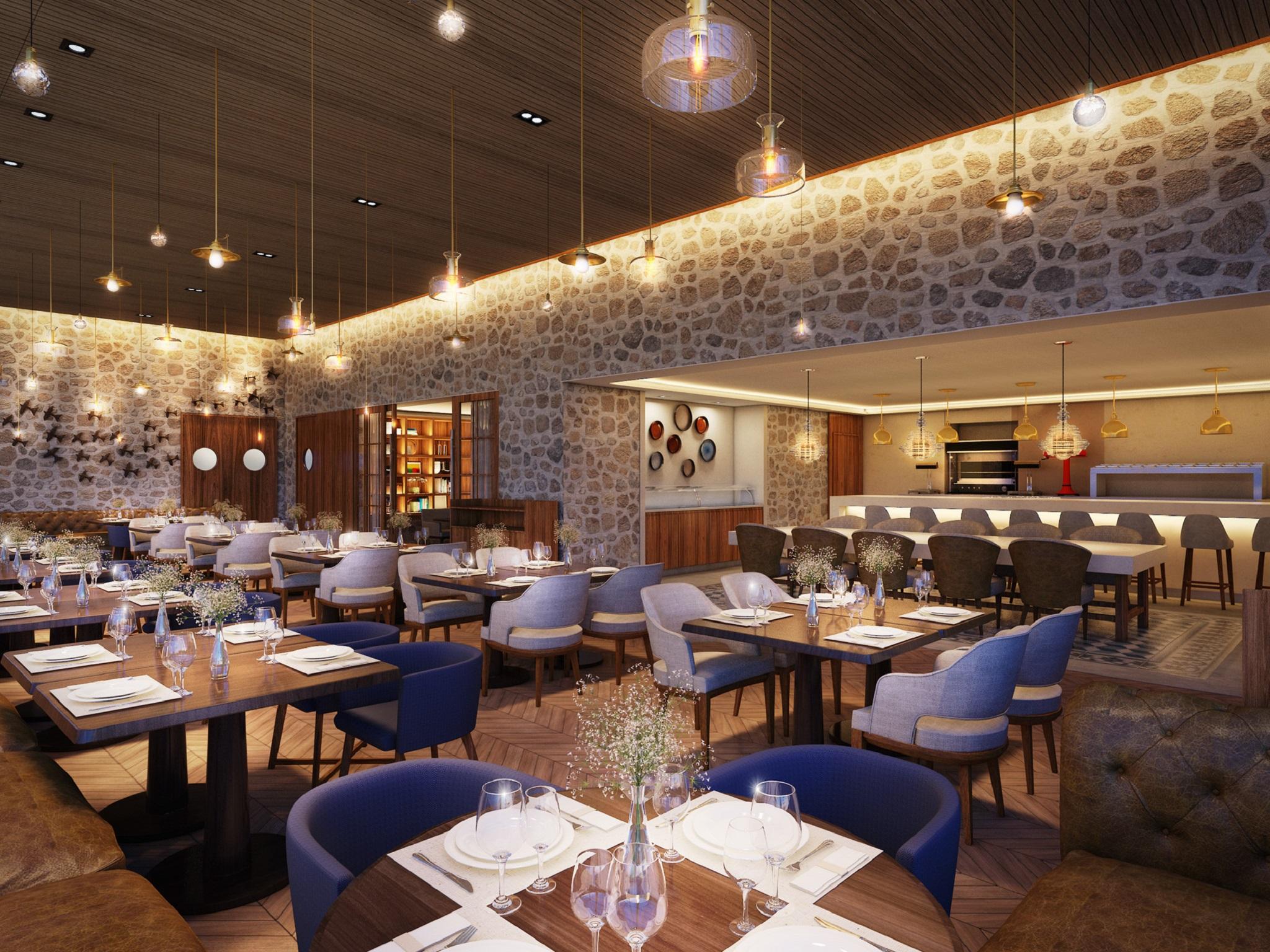 Sheraton Santos Hotel Luaran gambar The interior of the restaurant