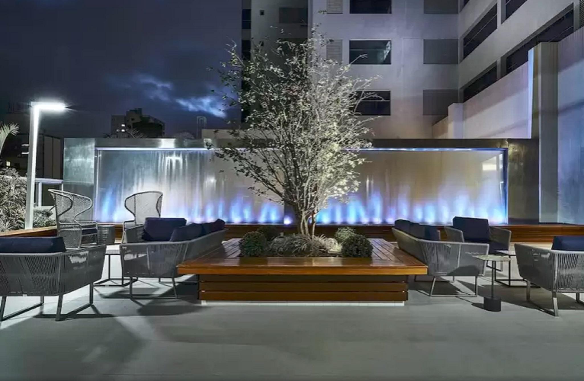 Sheraton Santos Hotel Luaran gambar The Sky Bar