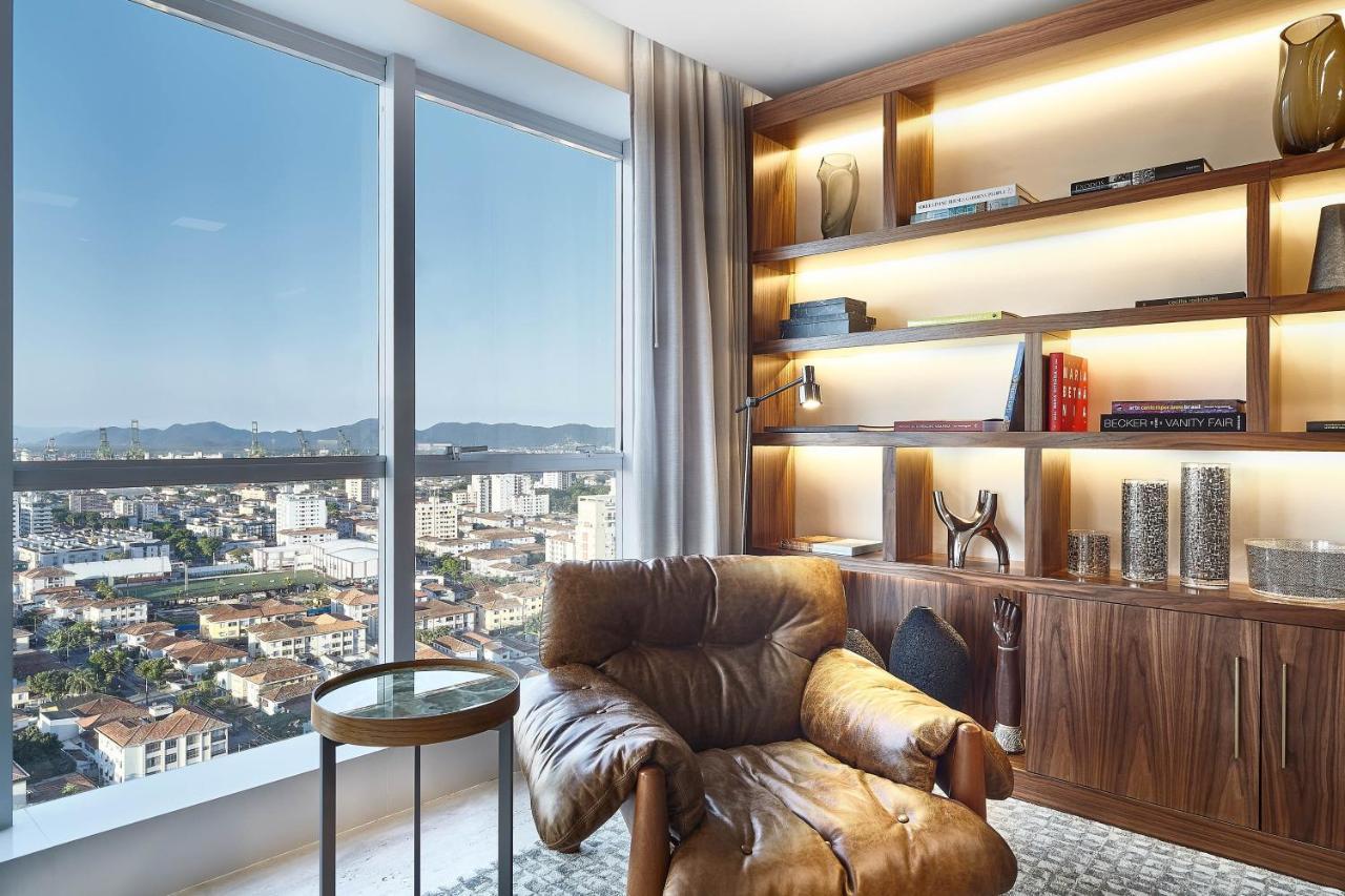 Sheraton Santos Hotel Luaran gambar The view from the library