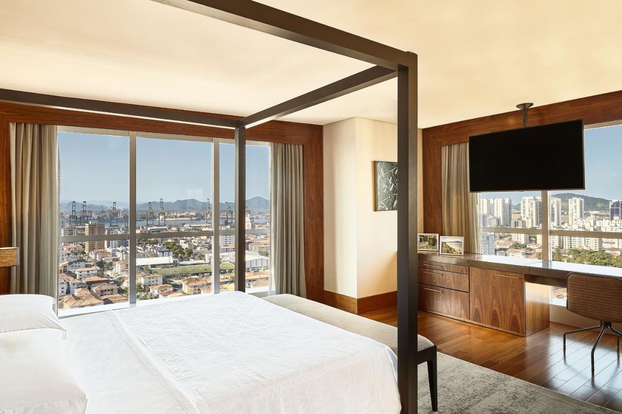 Sheraton Santos Hotel Luaran gambar A bedroom at the hotel