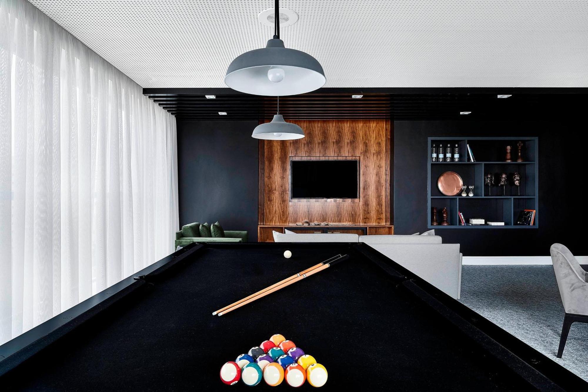 Sheraton Santos Hotel Luaran gambar The pool table at the home of the 2016 winner