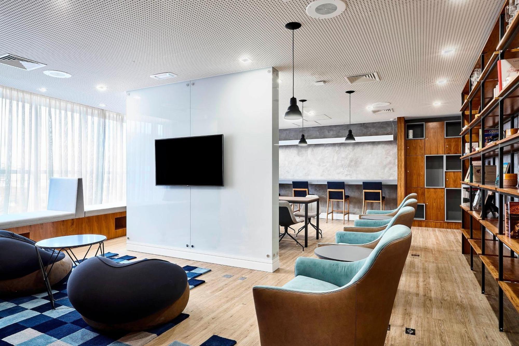 Sheraton Santos Hotel Luaran gambar Library